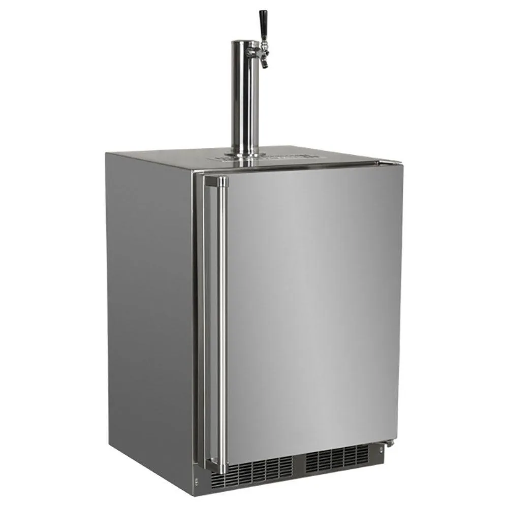 Marvel MOKR124SSA1A 24-In Outdoor Built-In Dispenser With Single Beer & Beverage Tap With Door Style - Stainless Steel, Dispenser Type - Single Beer