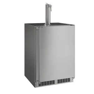 Marvel MOKR124SSC1A 24-In Outdoor Built-In Dispenser With Single Wine & Beverage Tap With Door Style - Stainless Steel, Dispenser Type - Single Wine