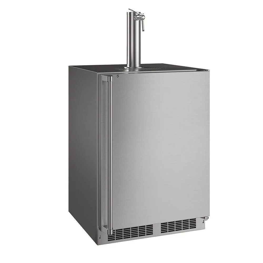 Marvel MOKR124SSC1A 24-In Outdoor Built-In Dispenser With Single Wine & Beverage Tap With Door Style - Stainless Steel, Dispenser Type - Single Wine