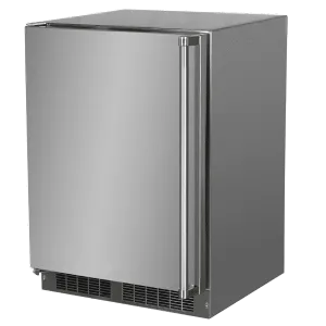 Marvel MORE224SS51A 24-In Outdoor Built-In Refrigerator With Door Storage And Maxstore Bin With Door Style - Stainless Steel, Door Swing - Left