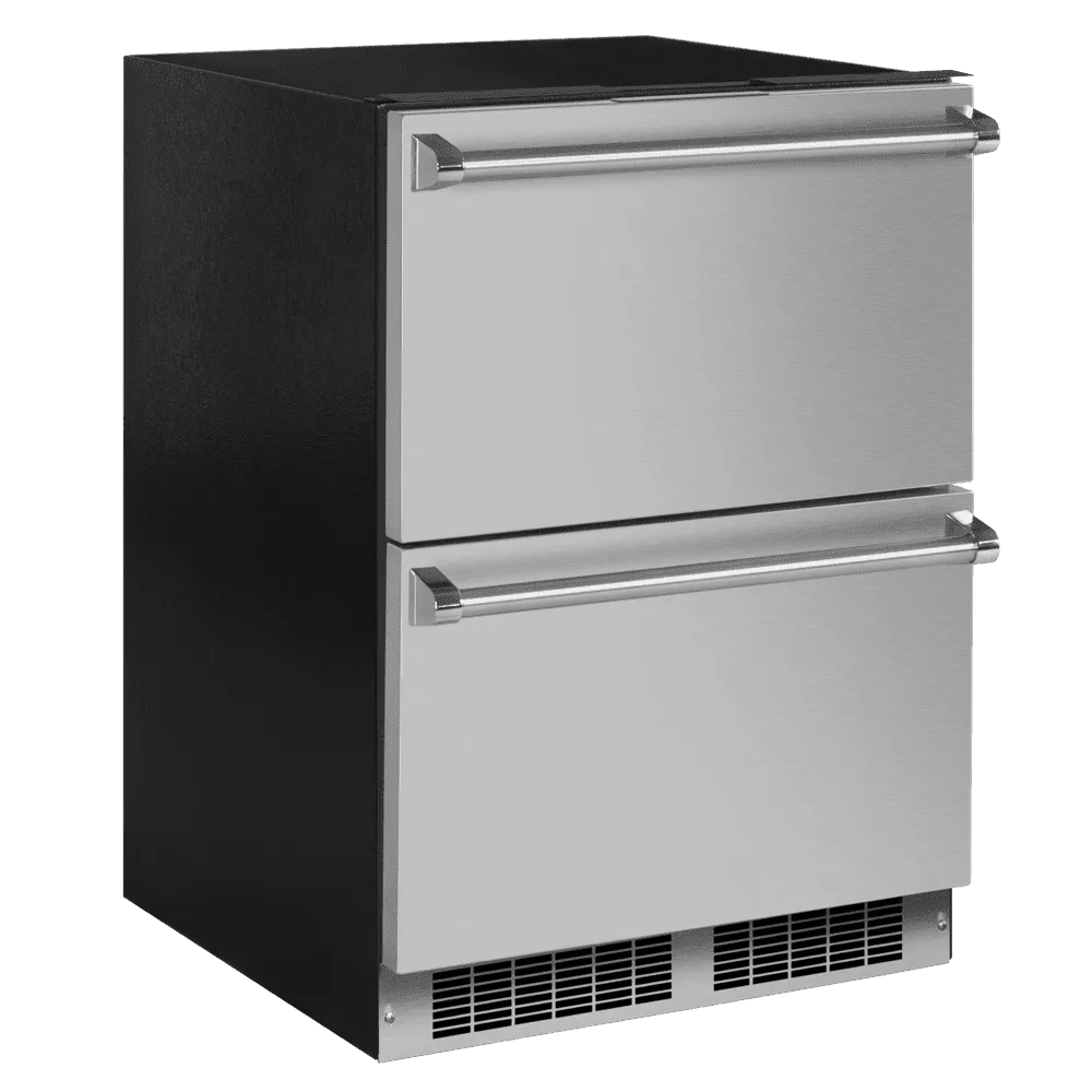 Marvel MPDR424SS71A 24-In Professional Built-In Refrigerated Drawers With Adjustable Dividers With Door Style - Stainless Steel