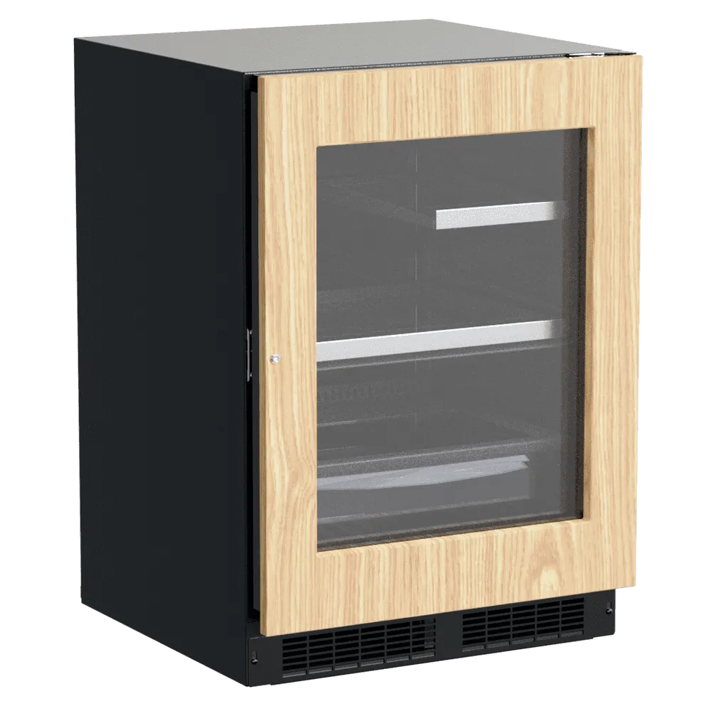 Marvel MPRE424IG31A 24-In Professional Built-In Refrigerator With 3-In-1 Convertible Shelf, Maxstore Bin And Reversible Hinge With Door Style - Panel Ready Frame Glass