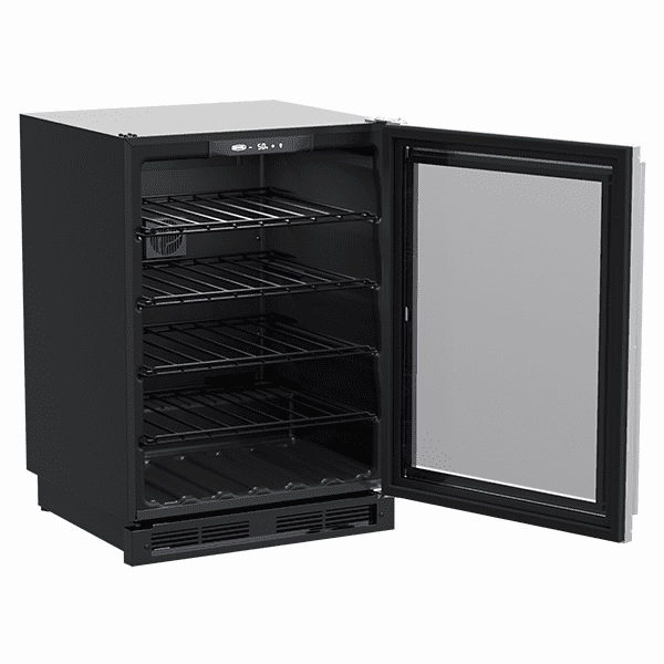 Marvel MLWC024SG01A 24-In Built-In Single Zone Wine Refrigerator With Door Style - Stainless Steel Frame Glass