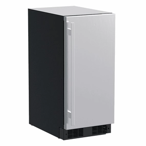 Marvel MLWC215SS01A 15-In Built-In High-Efficiency Single Zone Wine Refrigerator With Door Style - Gray