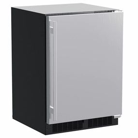 Marvel MLWC324SS01A 24-In Built-In High-Efficiency Single Zone Wine Refrigerator With Display Rack With Door Style - Stainless Steel