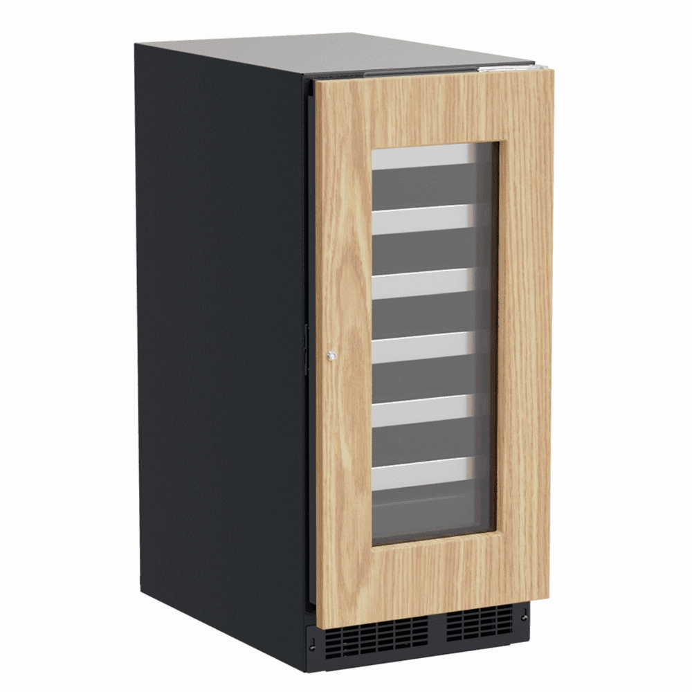Marvel MPWC415IG31A 15-In Professional Built-In Single Zone Wine Refrigerator With Reversible Hinge With Door Style - Panel Ready Frame Glass