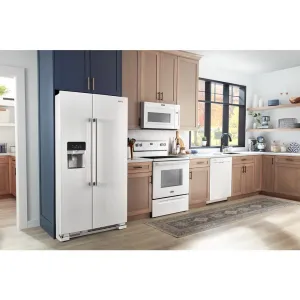 Maytag MRSF4036PW 36-Inch Wide Side-By-Side Refrigerator - 25 Cu. Ft.