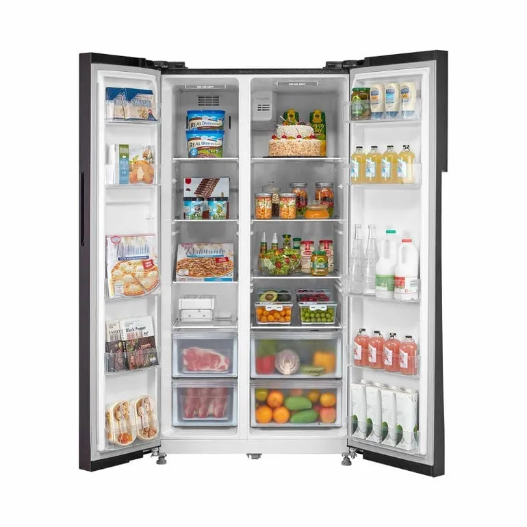 Midea MDRS710FIE28SG 548L Side-by-Side Fridge - Black