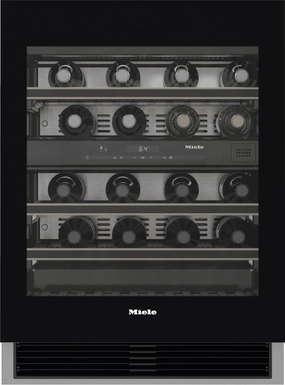 Miele KWT6322UG OBSIDIAN BLACK GLASS Kwt 6322 Ug - Built-Under Wine Storage Unit With Flexiframe And Push2Open For Greater Versatility And Top-Quality Design.