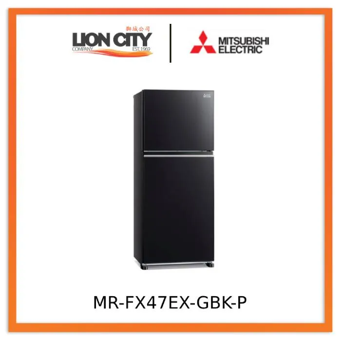 Mitsubishi Electric MR-FX47EX-GWH-P/GBK-P 378L 2-Door Fridge