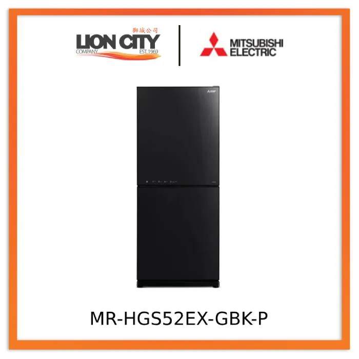 Mitsubishi Electric MR-HGS52EX-GWH-P/GBK-P 421L 2-Door Fridge