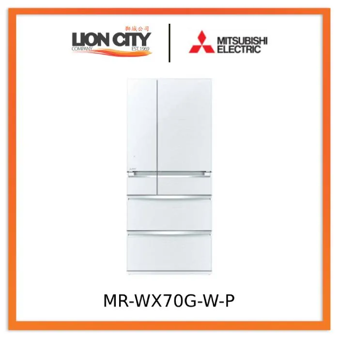 Mitsubishi Electric MR-WX70G-BR-P/W-P 689L 6-Door Fridge
