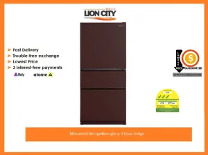 Mitsubishi Mr-cgx46en-gbr-p 3 Door Fridge