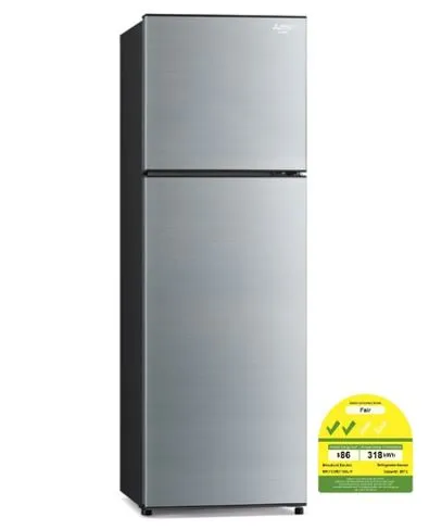 Mitsubishi MR-FC34EP 2 Door Fridge (NET 287L)