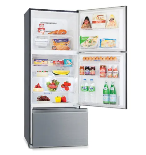 Mitsubishi MR-V50E2G-SS-P 359l 3-Door Fridge Top Freezer (2 Ticks)