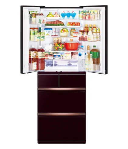 Mitsubishi MR-WX52F-F-P/ BR-P 6-Door Refrigerator (418L)