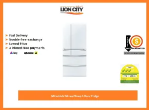Mitsubishi Mr-wx70cwp 6 Door Fridge