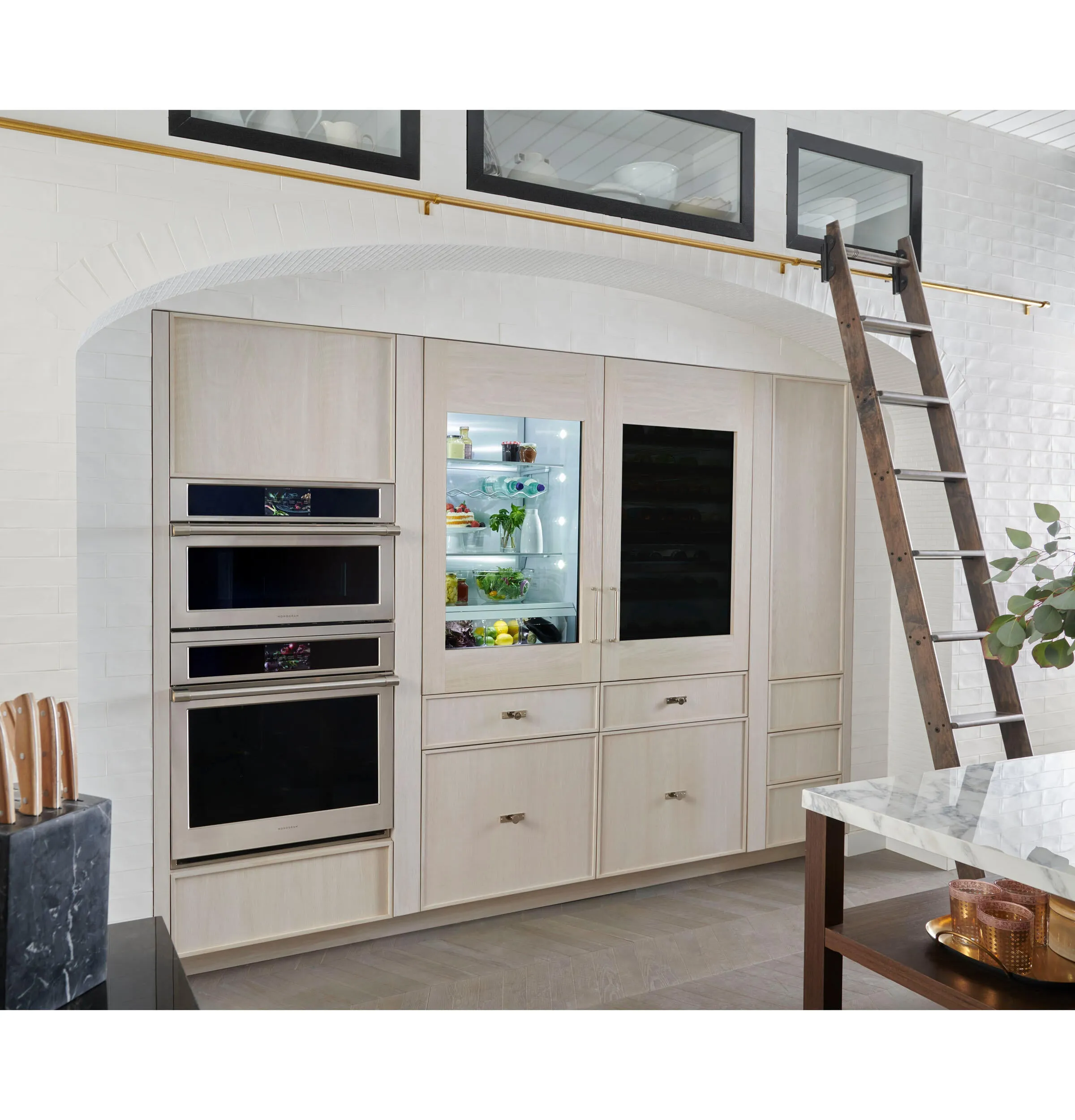 Monogram ZIC303NPPII Monogram 30" Integrated Customizable Refrigerator (For Single Or Dual Installation)