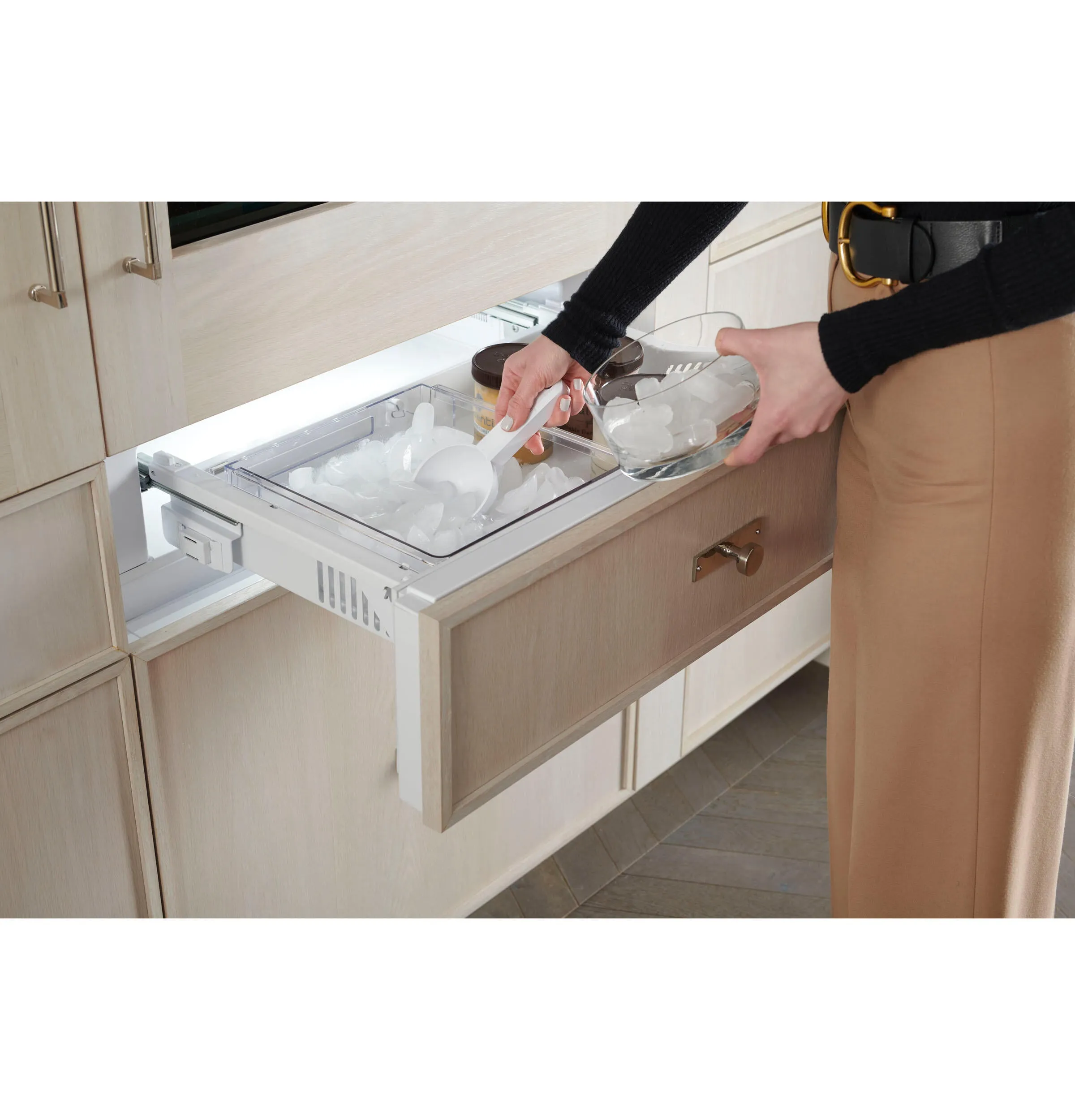 Monogram ZIC303NPPII Monogram 30" Integrated Customizable Refrigerator (For Single Or Dual Installation)