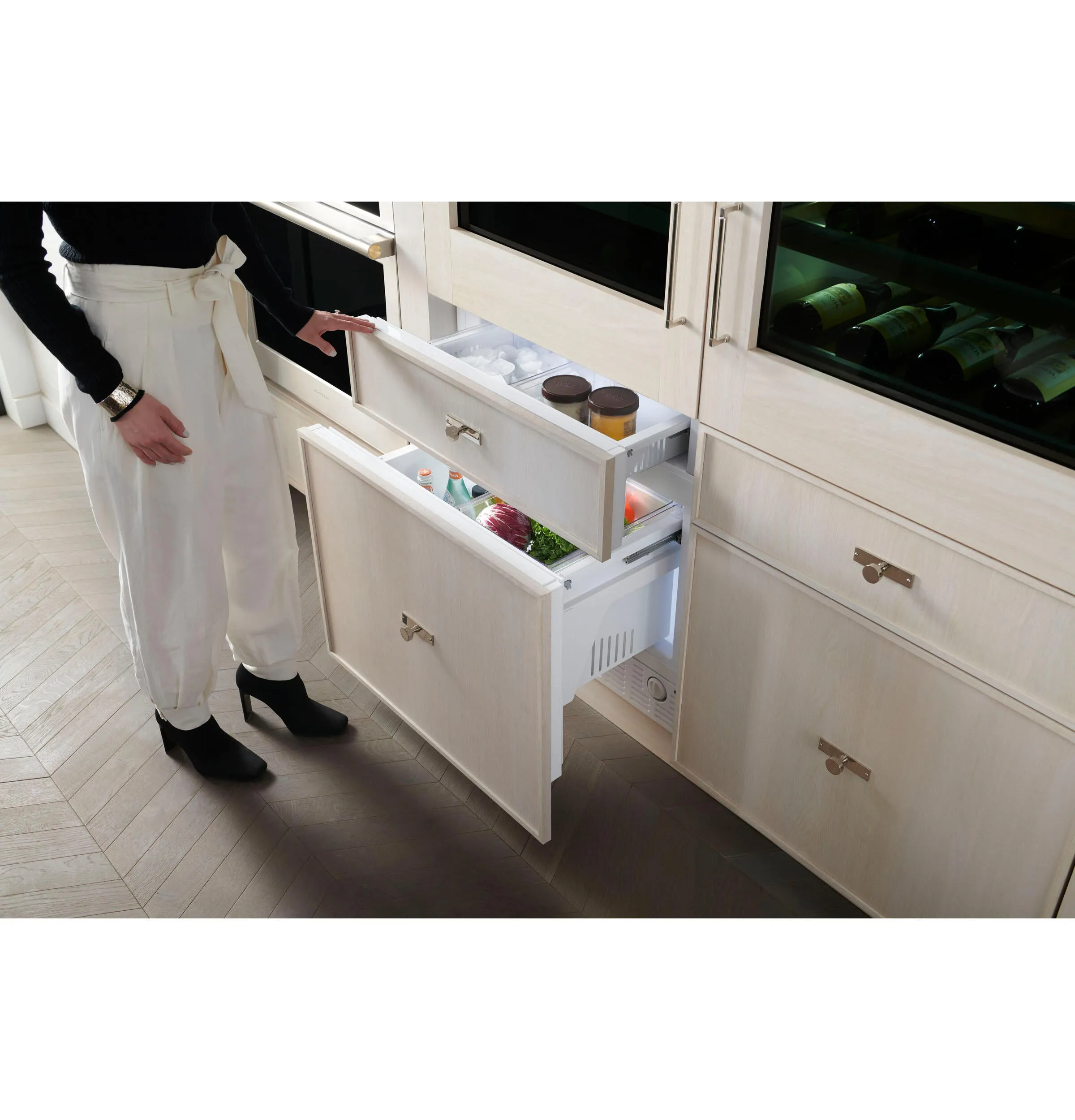 Monogram ZIC303NPPII Monogram 30" Integrated Customizable Refrigerator (For Single Or Dual Installation)