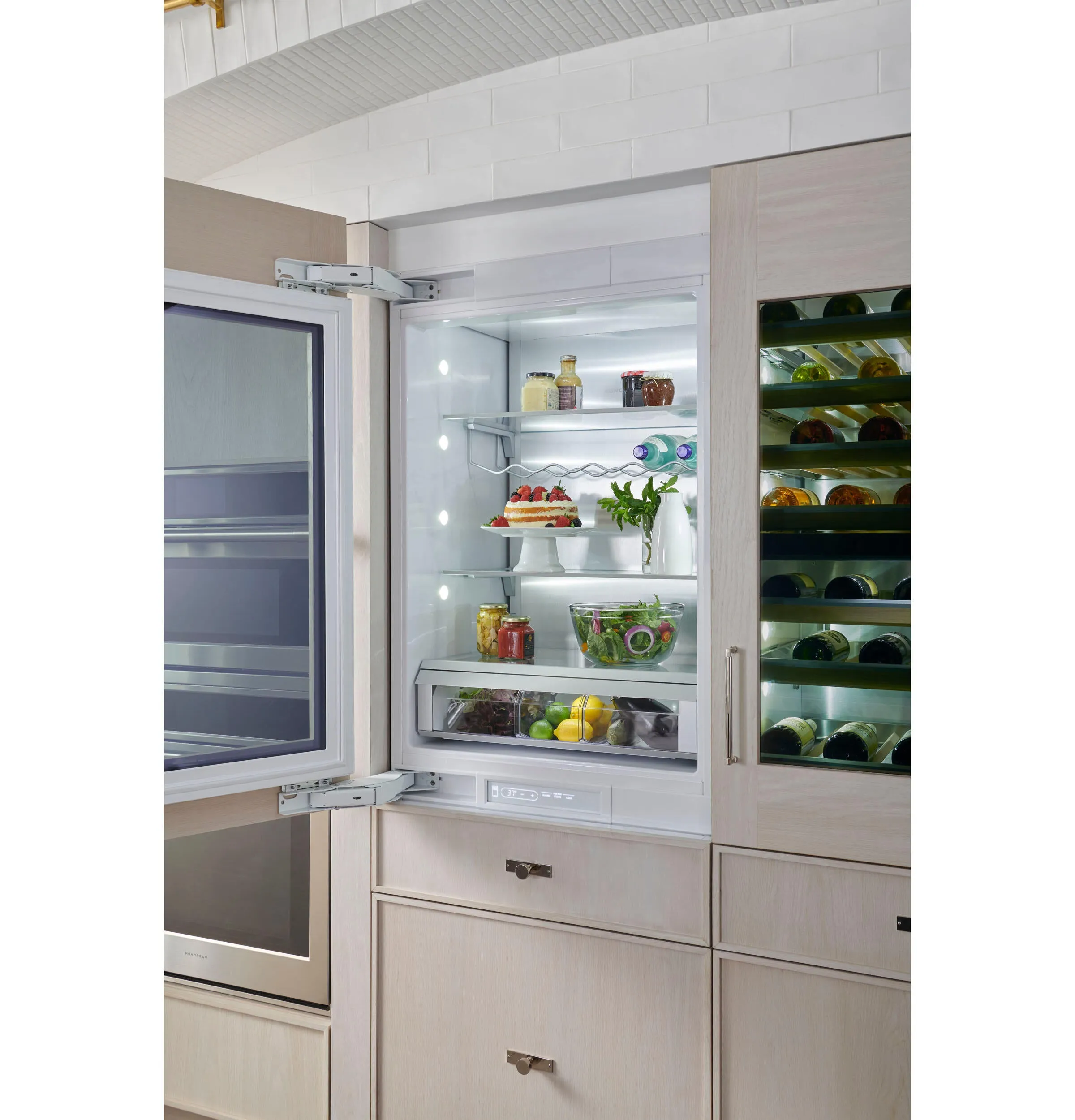 Monogram ZIC303NPPII Monogram 30" Integrated Customizable Refrigerator (For Single Or Dual Installation)