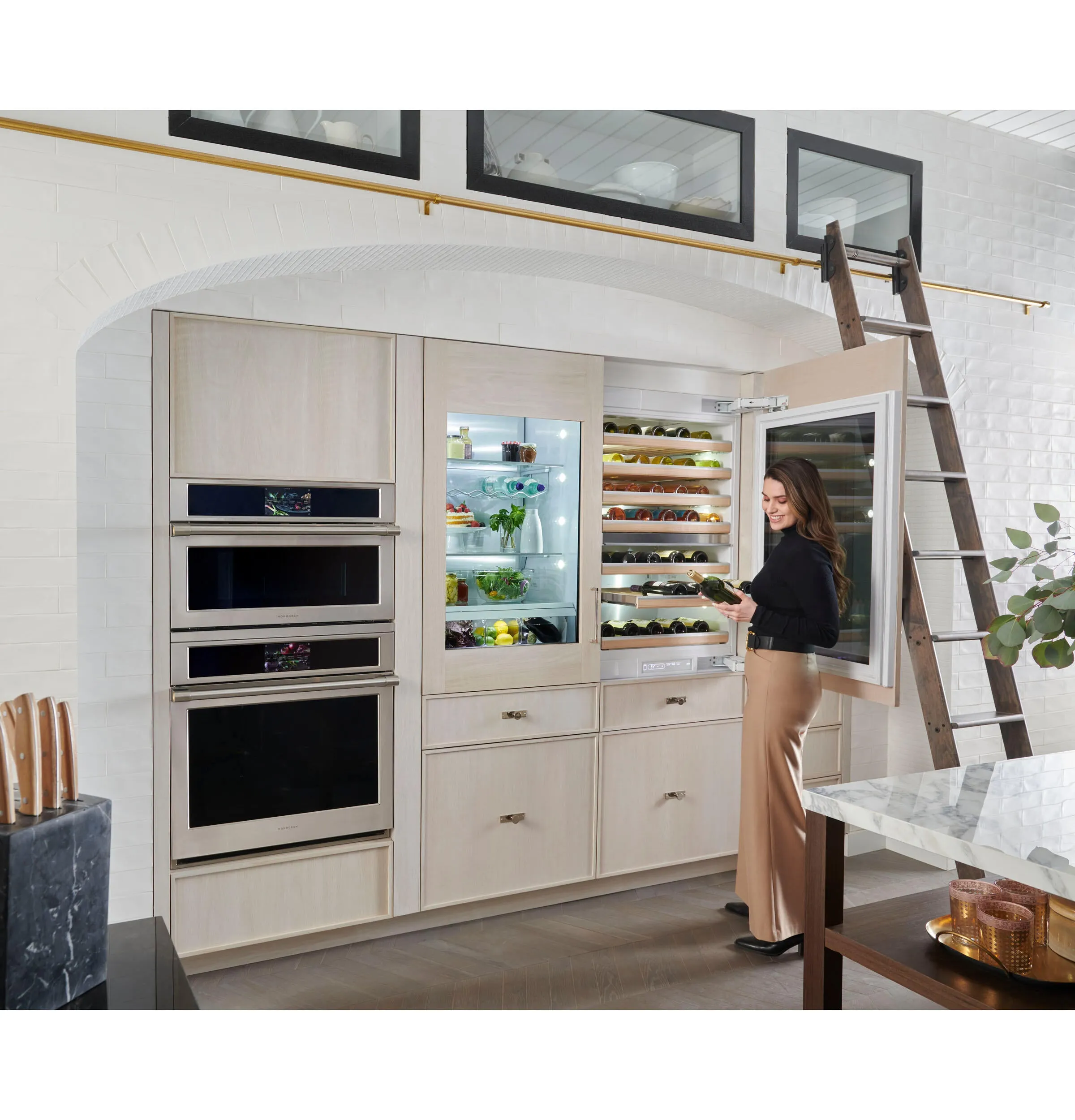 Monogram ZIC303NPPII Monogram 30" Integrated Customizable Refrigerator (For Single Or Dual Installation)