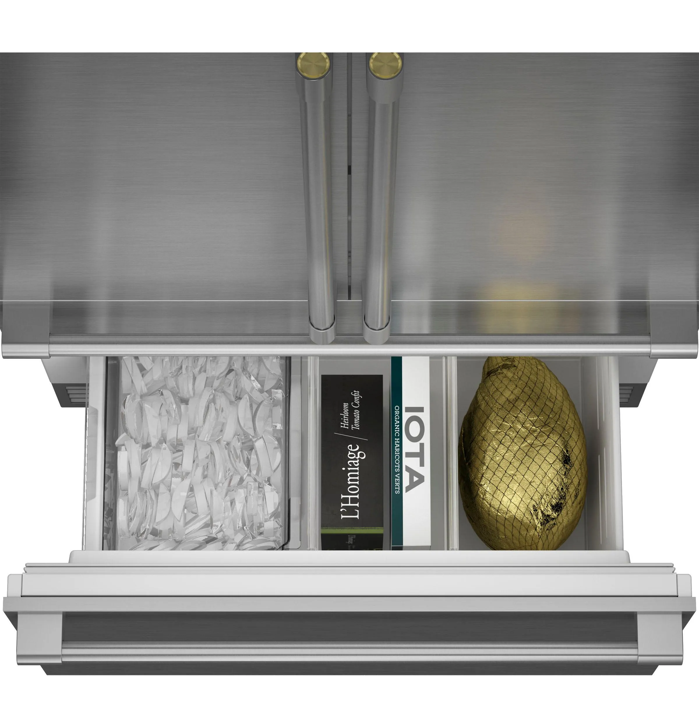Monogram ZIP364NBVII Monogram 36" Integrated French-Door Refrigerator - Coming Soon