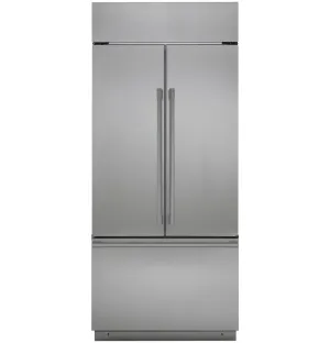 Monogram ZIPS360NNSS Monogram 36" Built-In French-Door Refrigerator