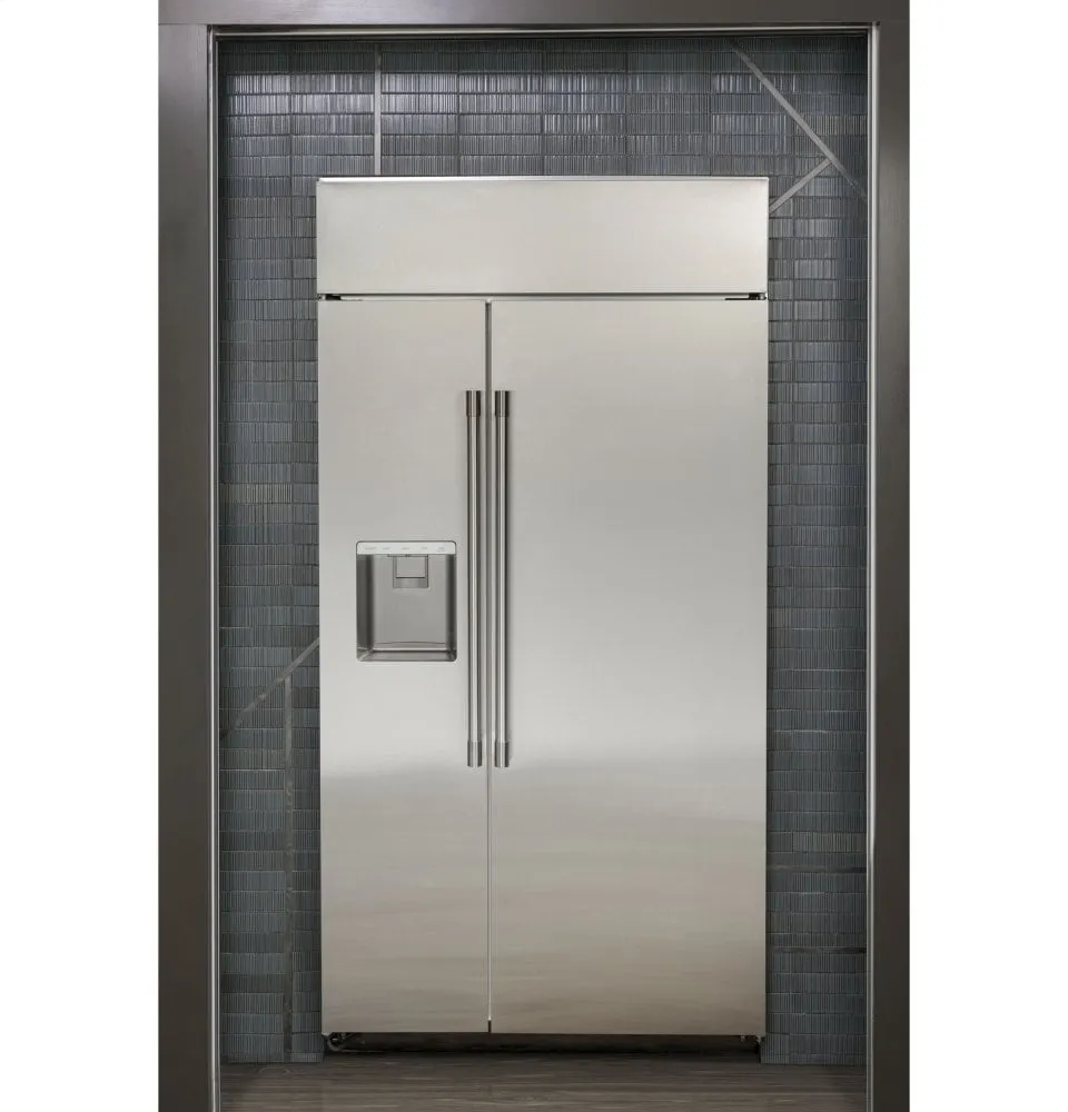 Monogram ZISS480DNSS Monogram 48" Smart Built-In Side-By-Side Refrigerator With Dispenser
