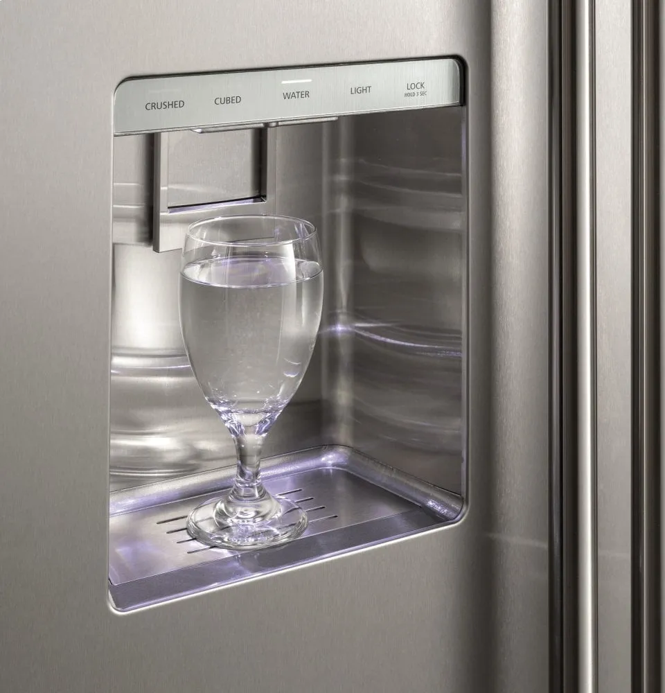 Monogram ZISS480DNSS Monogram 48" Smart Built-In Side-By-Side Refrigerator With Dispenser