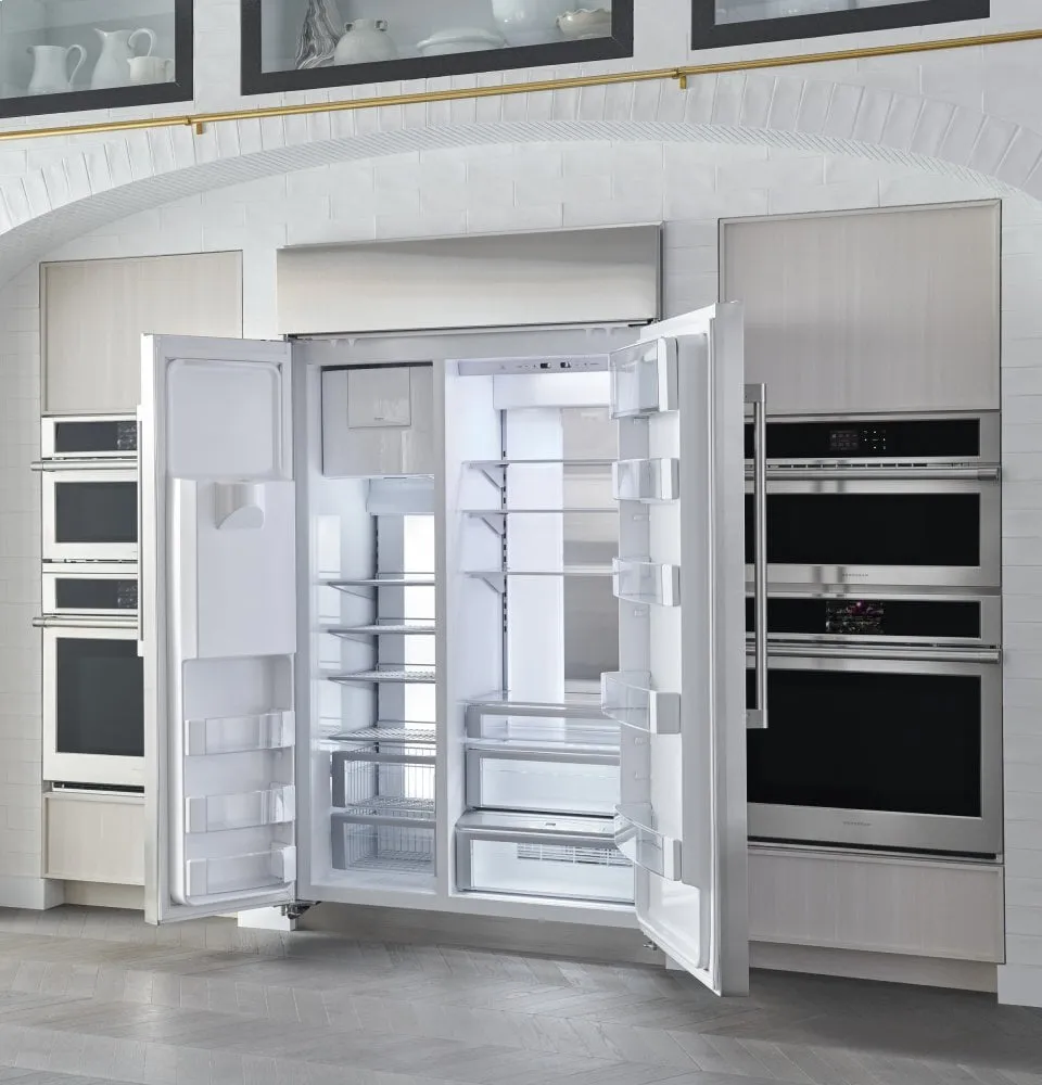 Monogram ZISS480DNSS Monogram 48" Smart Built-In Side-By-Side Refrigerator With Dispenser