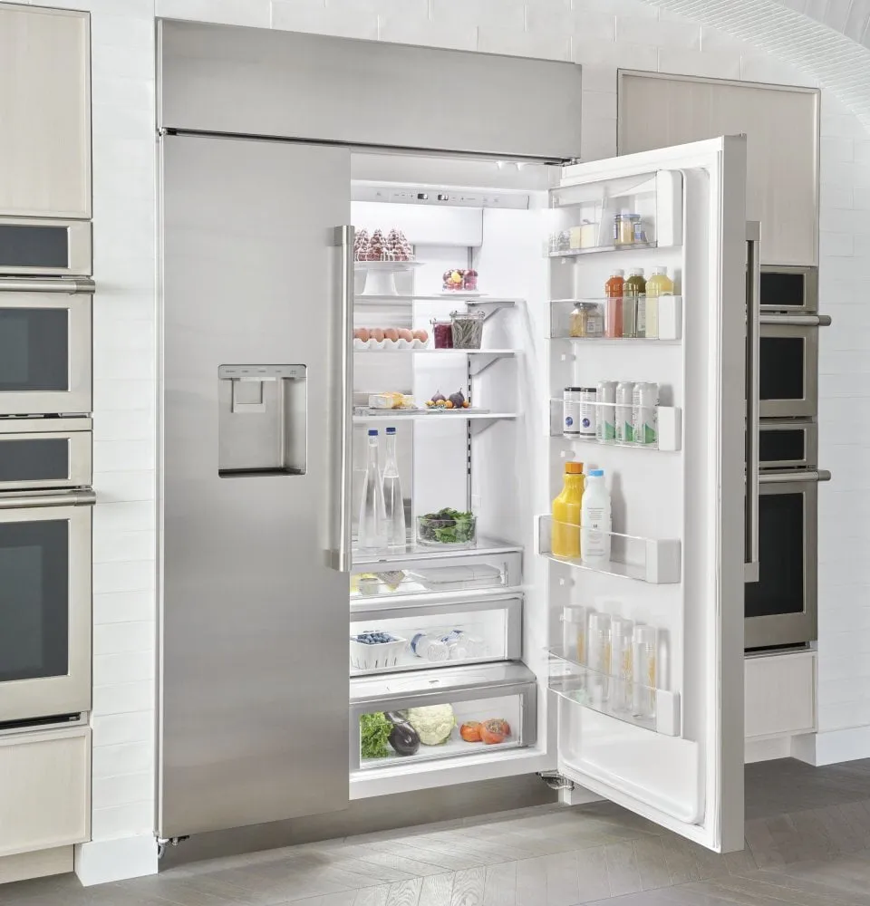 Monogram ZISS480DNSS Monogram 48" Smart Built-In Side-By-Side Refrigerator With Dispenser