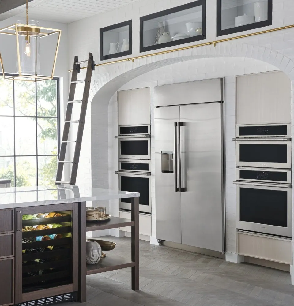 Monogram ZISS480DNSS Monogram 48" Smart Built-In Side-By-Side Refrigerator With Dispenser