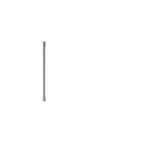 Monogram ZKSP1H1PNSS Single Door Refrigerator - Statement Handle Kit