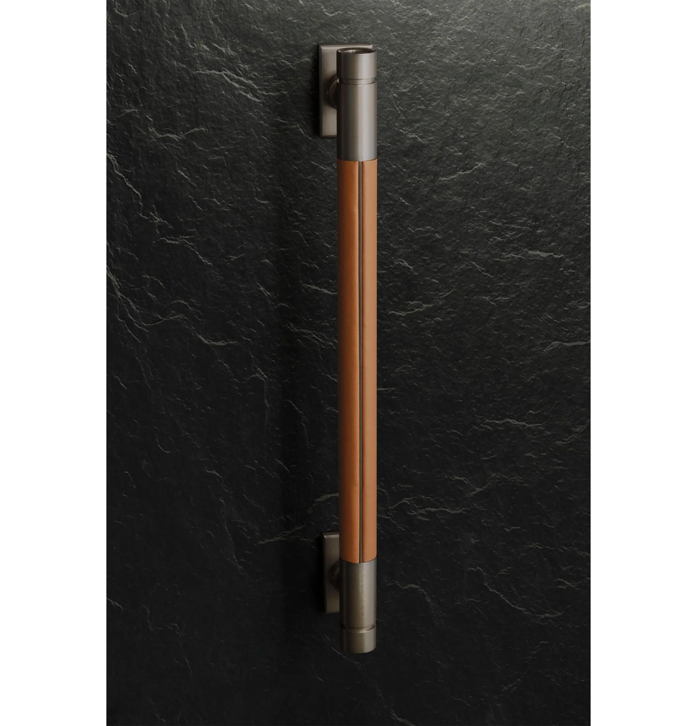 Monogram ZKSP1H1TVT1 Monogram Column Handle Kit Titanium Designer Collection