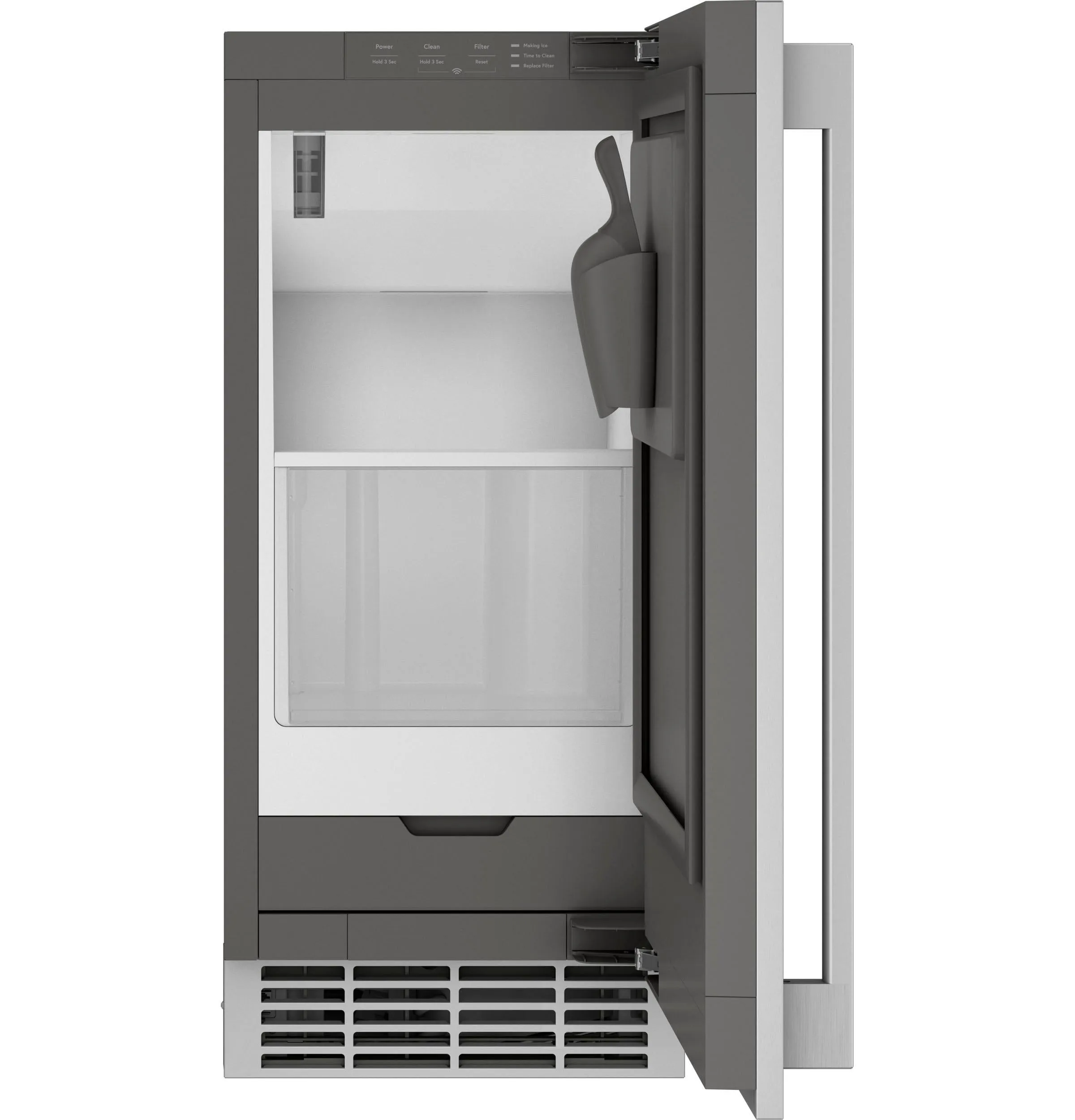 Monogram ZXGP1H1CPSS Undercounter Refrigerators - Minimalist Handle Kit