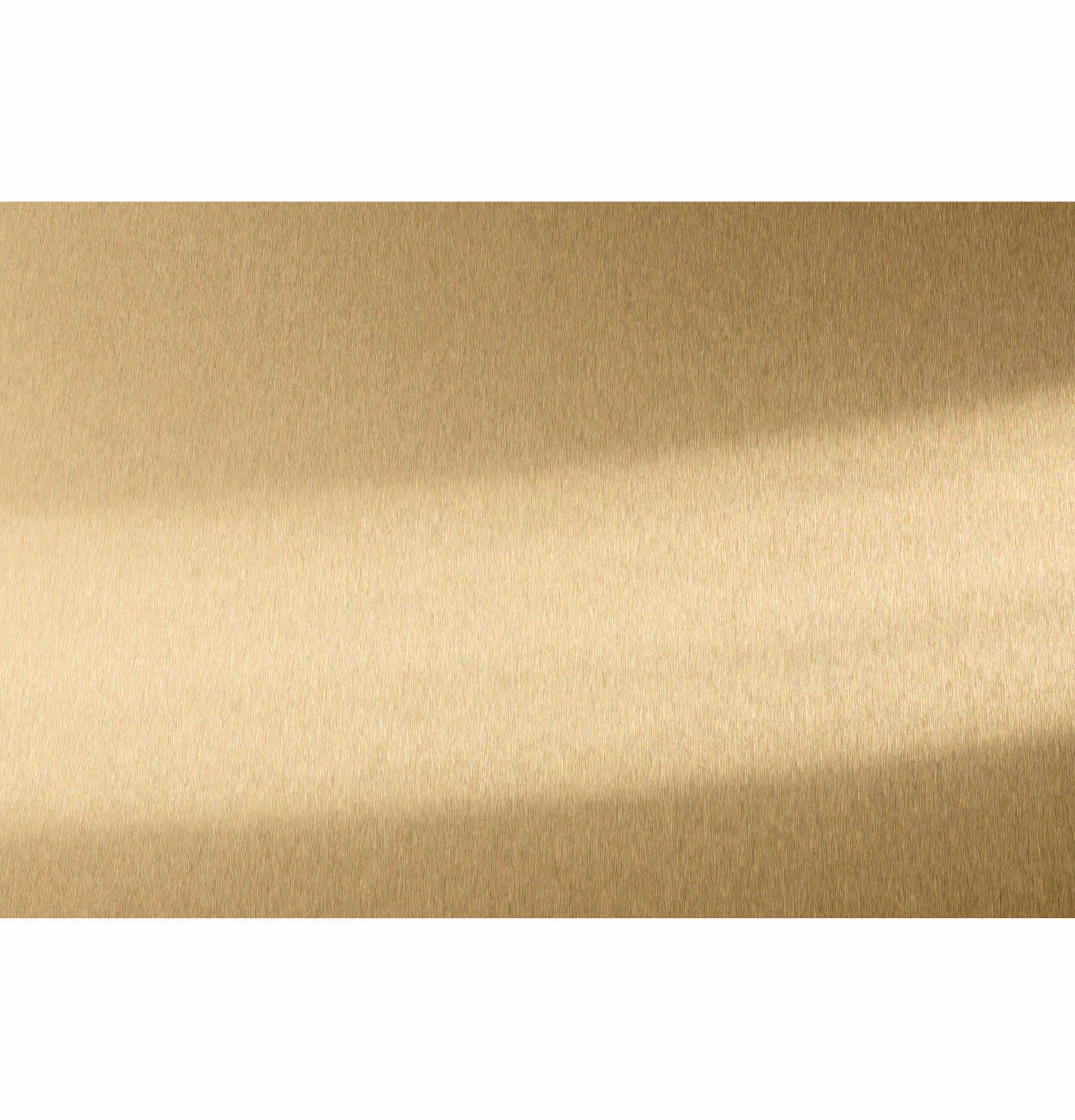 Monogram ZK1BN364VRH Monogram 36" Rh Column Panel Brass Designer Collection