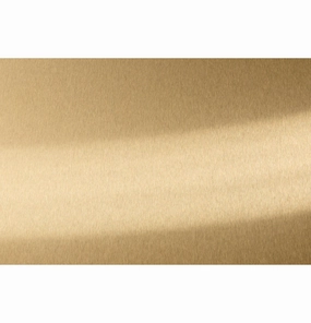 Monogram ZK1BN369VLH Monogram 36" Lh Column Panel Brass Designer Collection