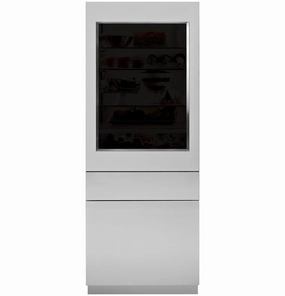 Monogram ZKGSN844NRH 30" Integrated Refer Ss Glass Door Panel, 84" Opening -3/4" , Rh