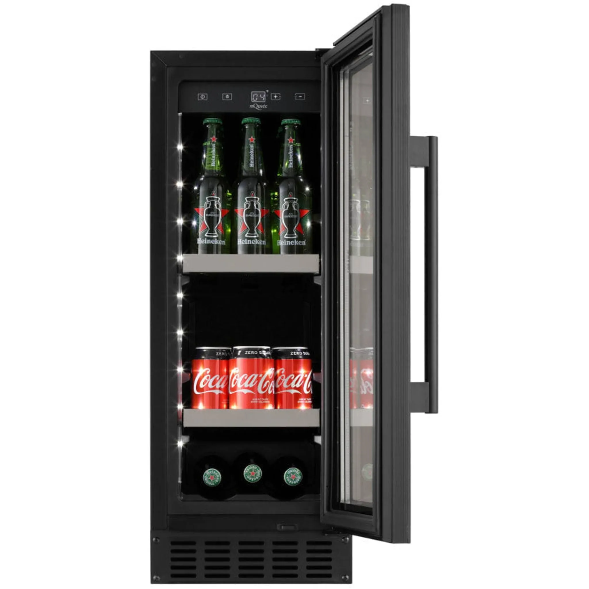 mQuve - 300mm - Undercounter Drinks Fridge - BeerServer30 - Anthracite Black