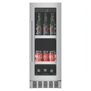 mQuve - 300mm - Undercounter Drinks Fridge - BeerServer30 - Stainless Steel