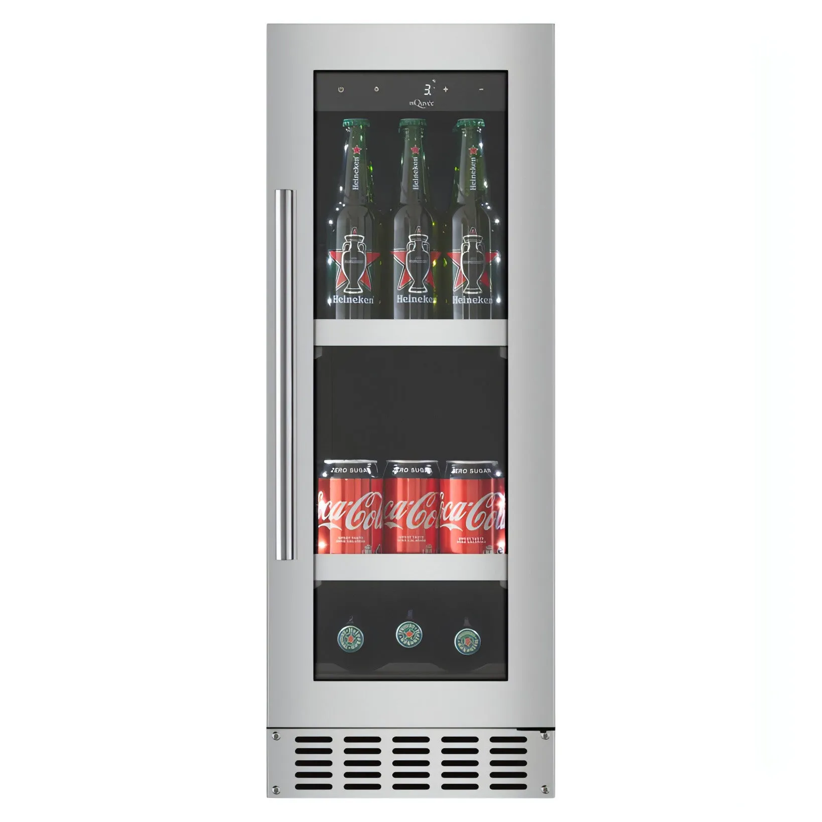 mQuve - 300mm - Undercounter Drinks Fridge - BeerServer30 - Stainless Steel