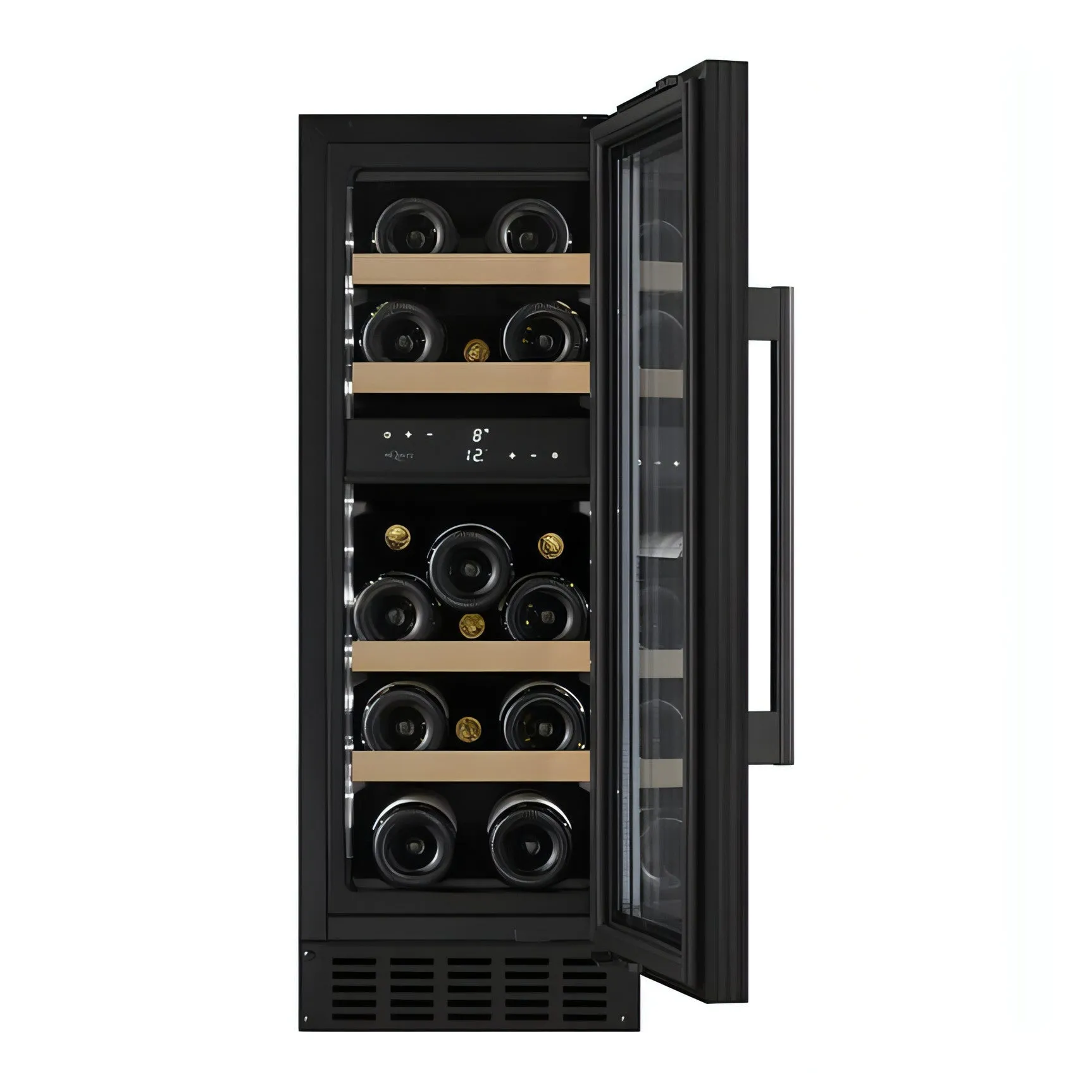 mQuve - 300mm - Undercounter Wine Fridge - WineCave 700 30D Anthracite Black