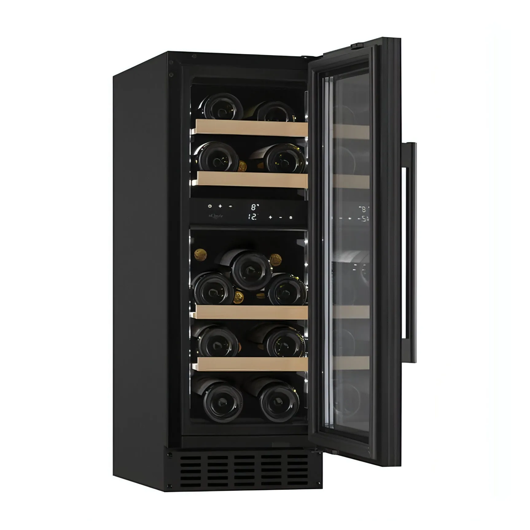 mQuve - 300mm - Undercounter Wine Fridge - WineCave 700 30D Anthracite Black