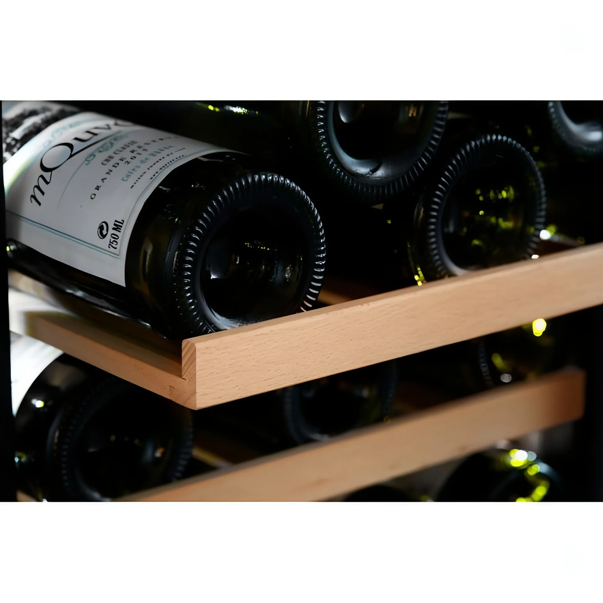 mQuve - 400mm - Undercounter Wine Fridge - WineCave 700 40D - Anthracite Black