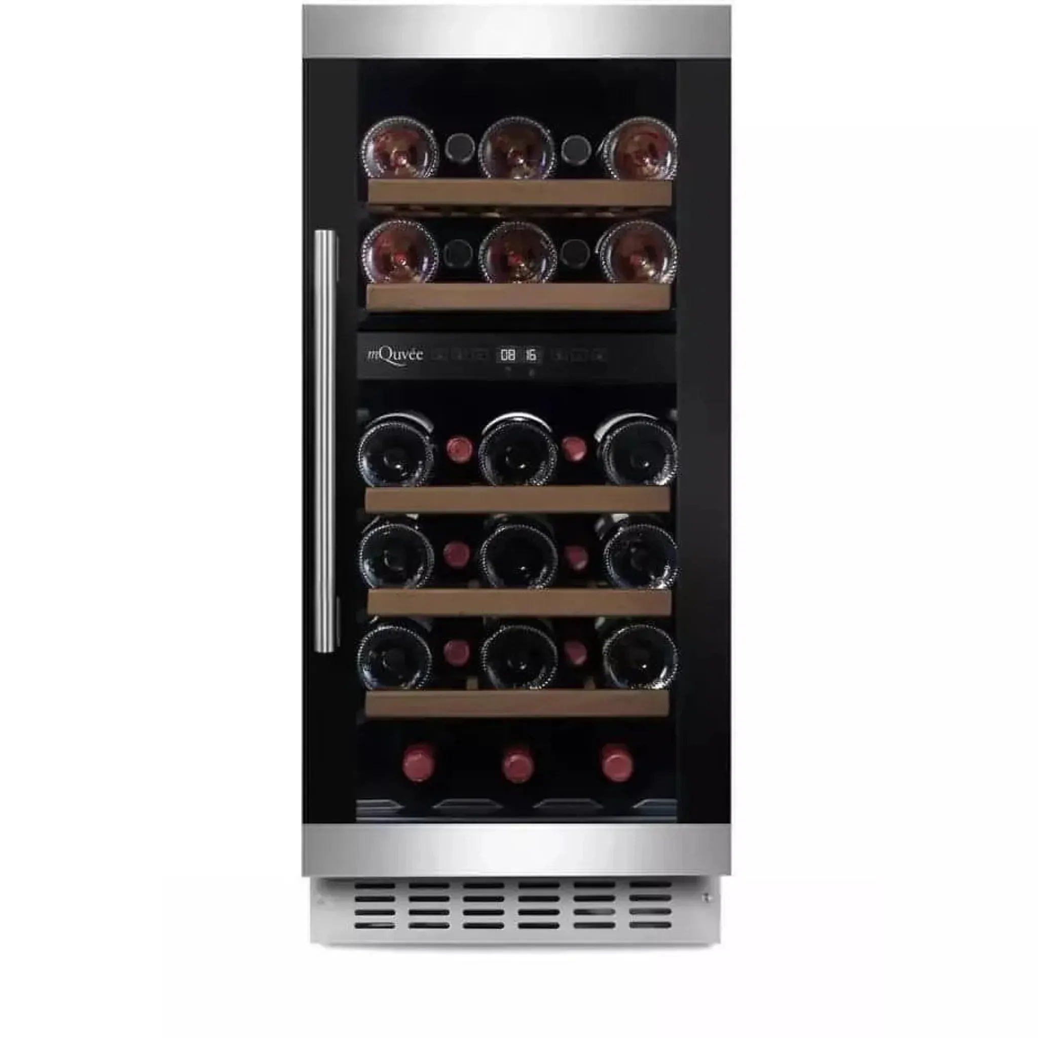 mQuve - 400mm - Undercounter Wine Fridge - WineCave 700 40D Modern