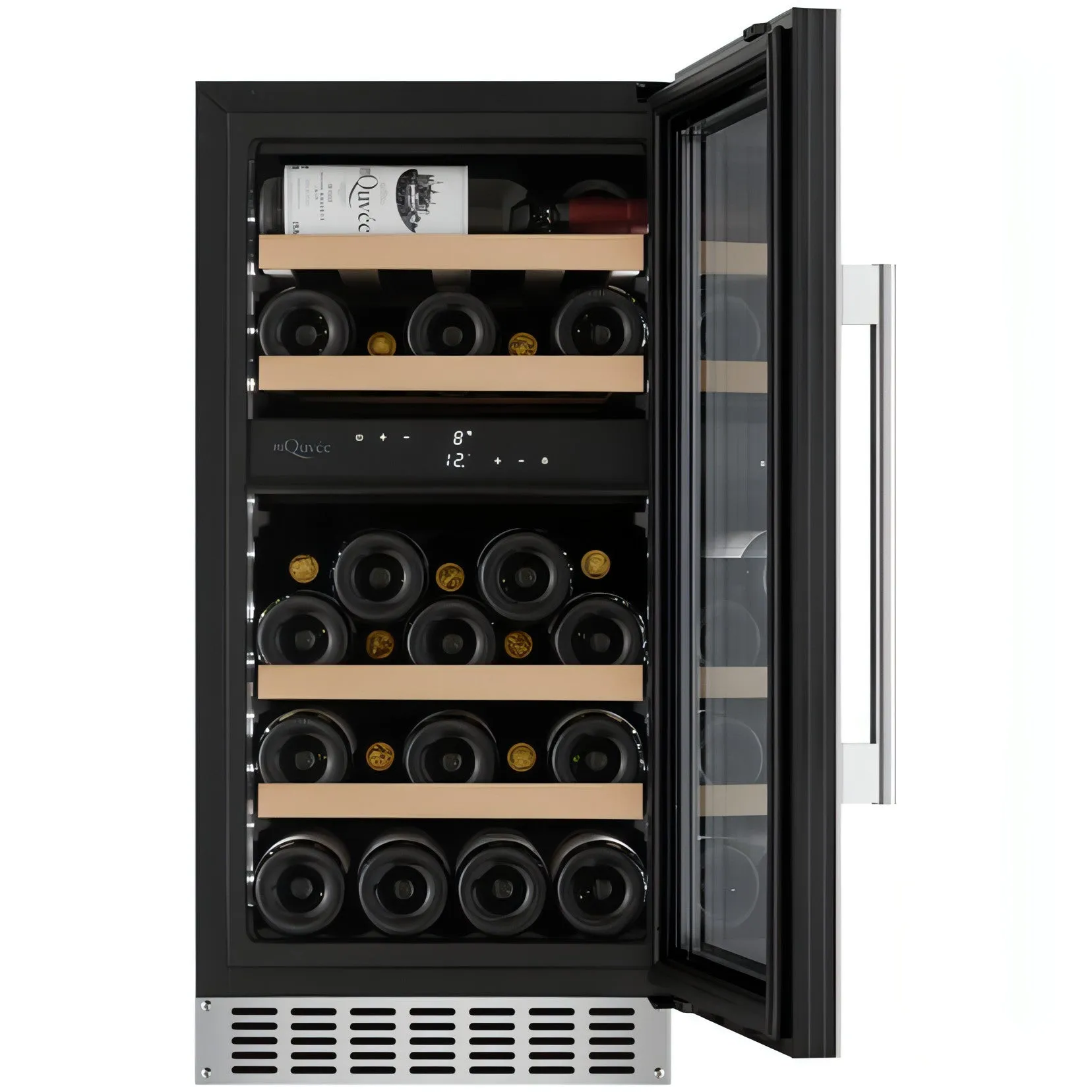 mQuve - 400mm - Undercounter Wine Fridge - WineCave 700 40D Stainless