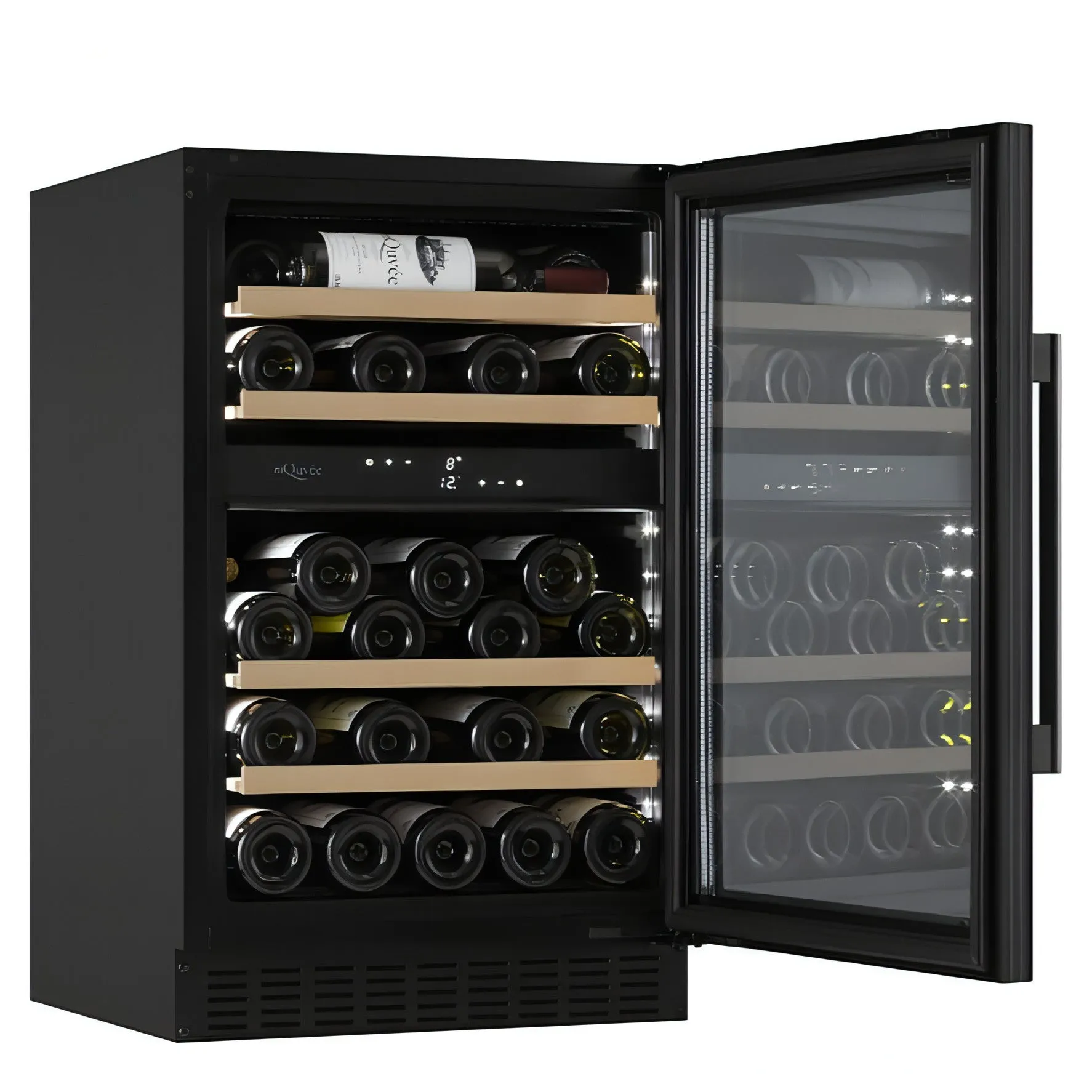 mQuve - 500mm - Undercounter - WineCave 700 50D Anthracite Black