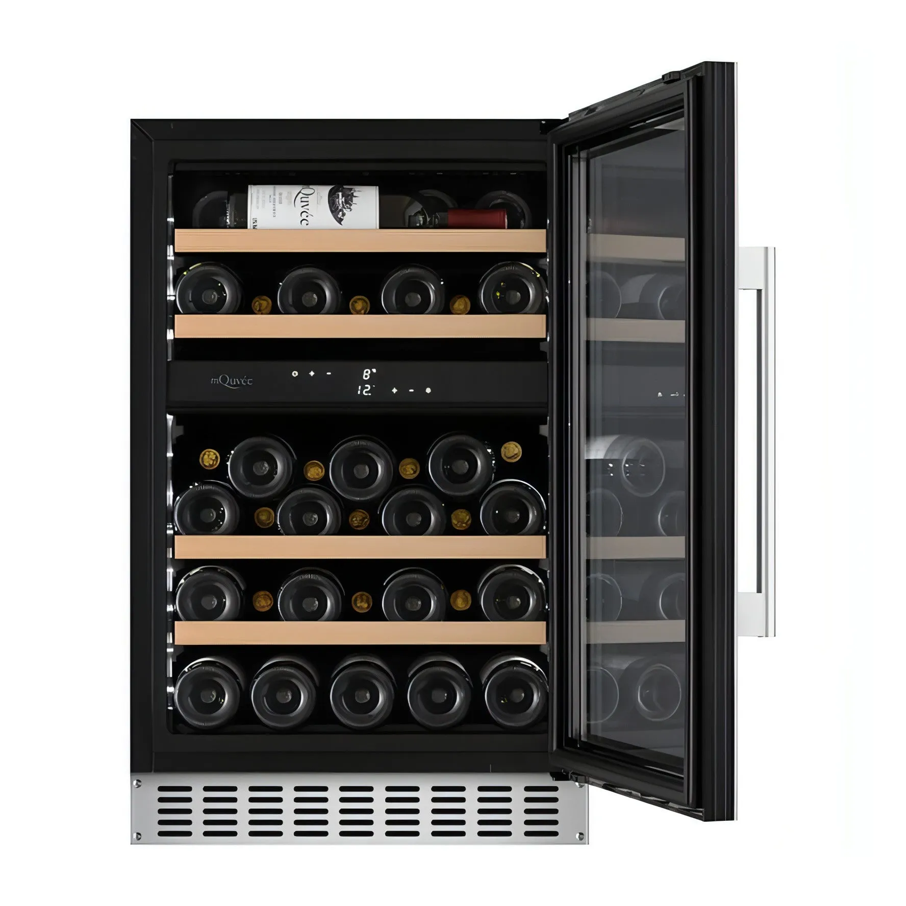 mQuve - 500mm - Undercounter - WineCave 700 50D Stainless