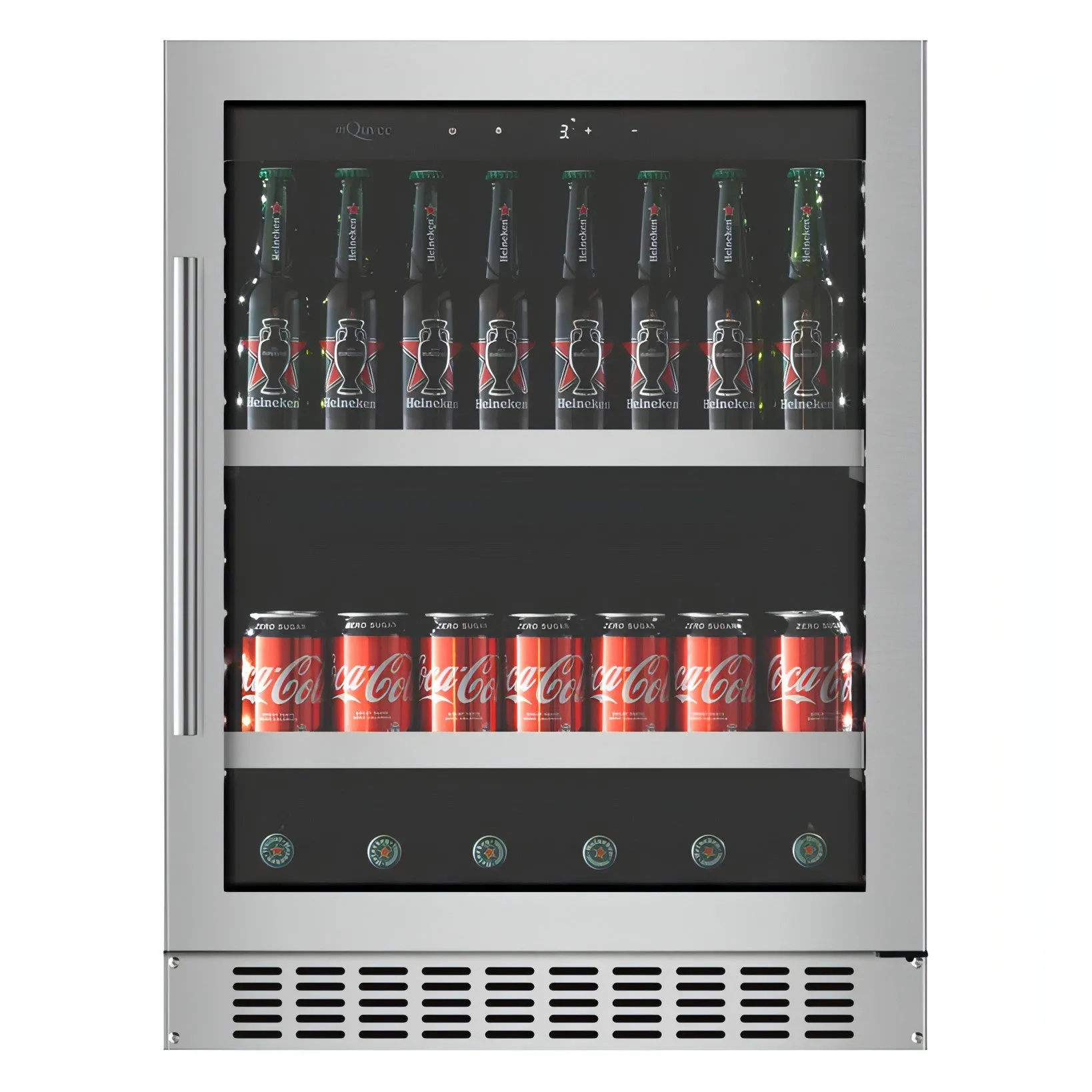 mQuve - 600mm - Undercounter Drinks Fridge - BeerServer60 - Stainless Steel